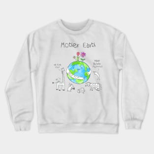 Watercolor Earth Day Crewneck Sweatshirt